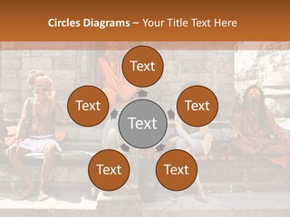 Saffron Dreadlocks Shaivism PowerPoint Template