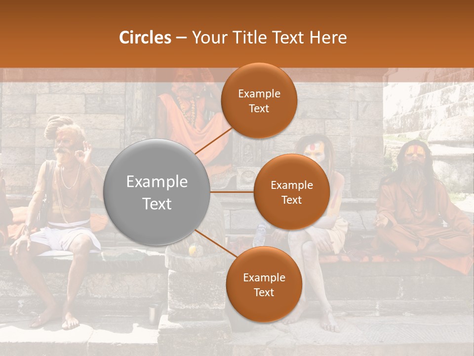 Saffron Dreadlocks Shaivism PowerPoint Template