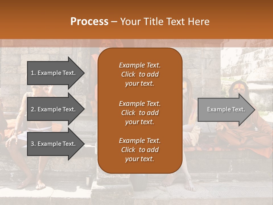 Saffron Dreadlocks Shaivism PowerPoint Template