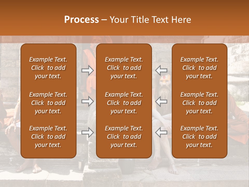 Saffron Dreadlocks Shaivism PowerPoint Template