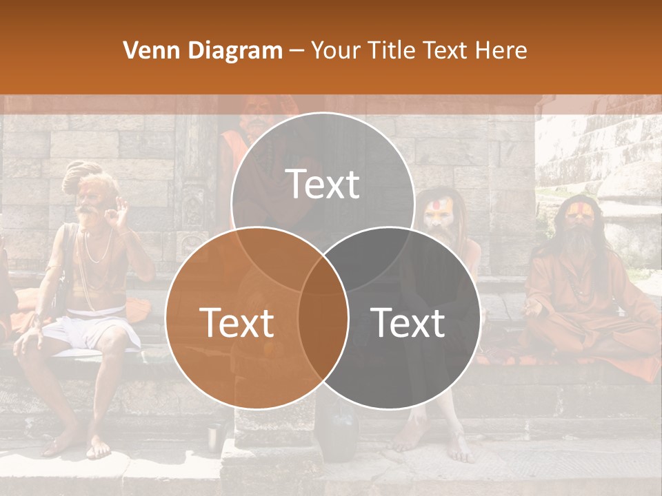 Saffron Dreadlocks Shaivism PowerPoint Template