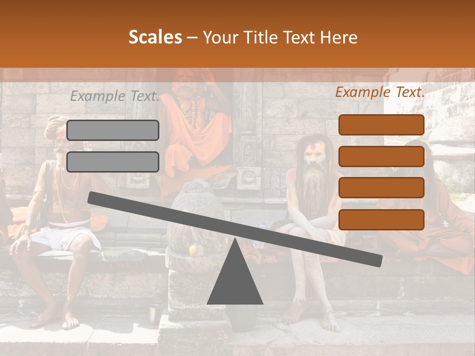 Saffron Dreadlocks Shaivism PowerPoint Template