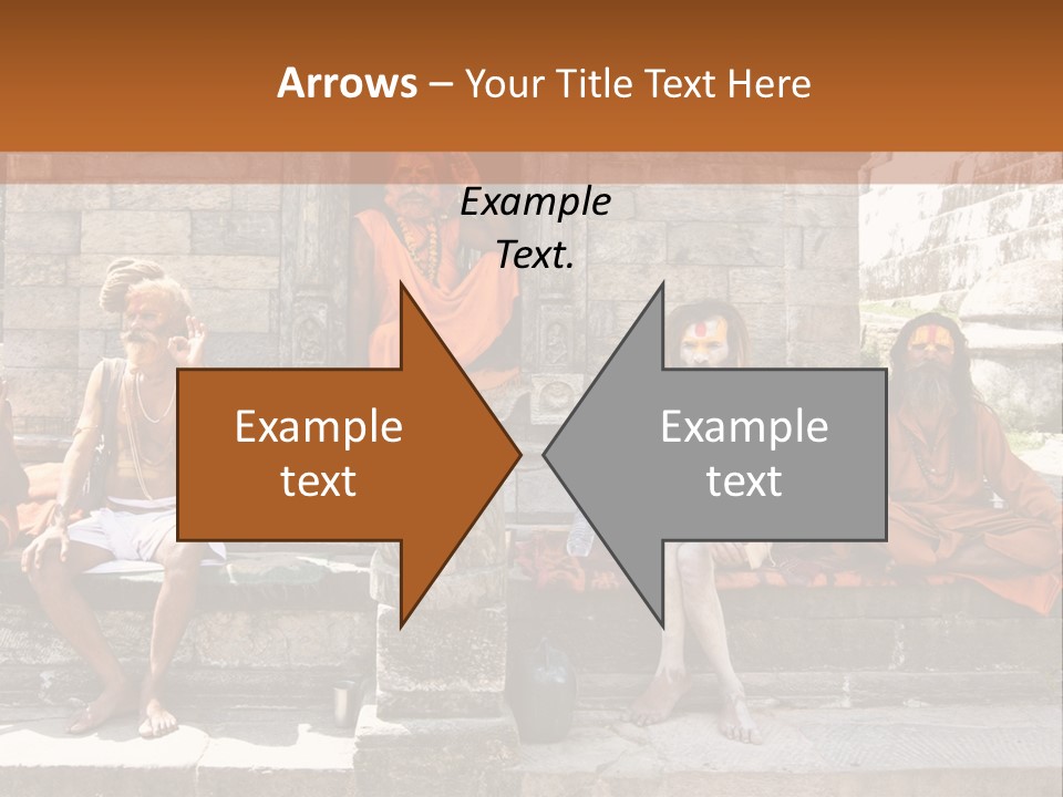 Saffron Dreadlocks Shaivism PowerPoint Template