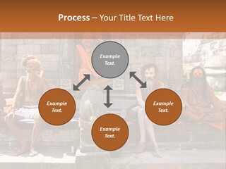 Saffron Dreadlocks Shaivism PowerPoint Template