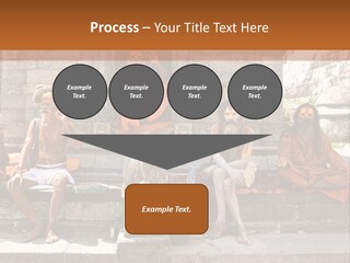 Saffron Dreadlocks Shaivism PowerPoint Template