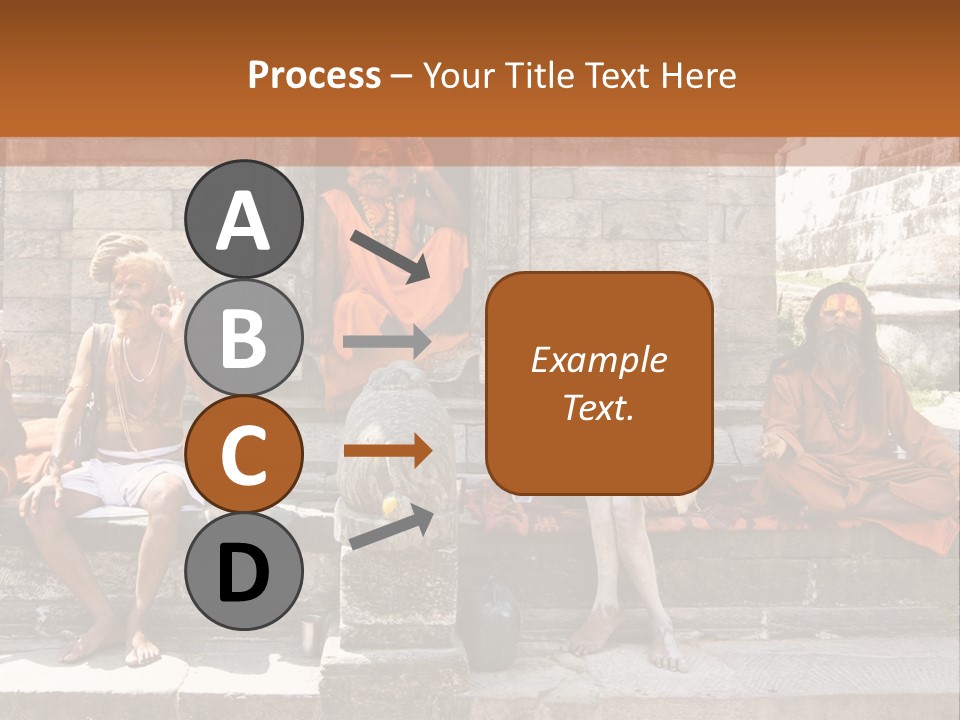 Saffron Dreadlocks Shaivism PowerPoint Template
