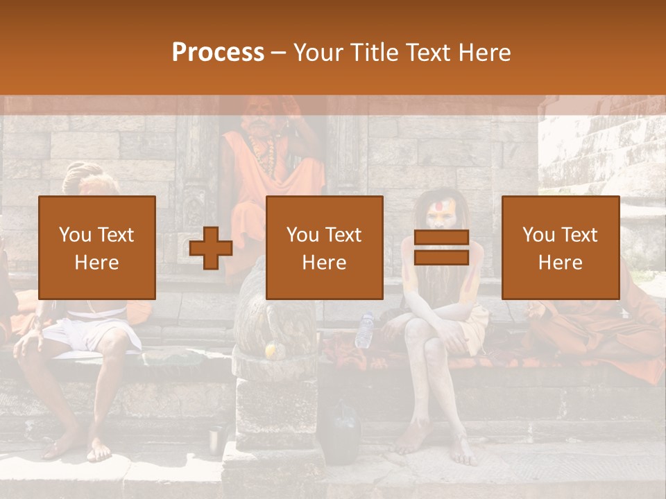 Saffron Dreadlocks Shaivism PowerPoint Template