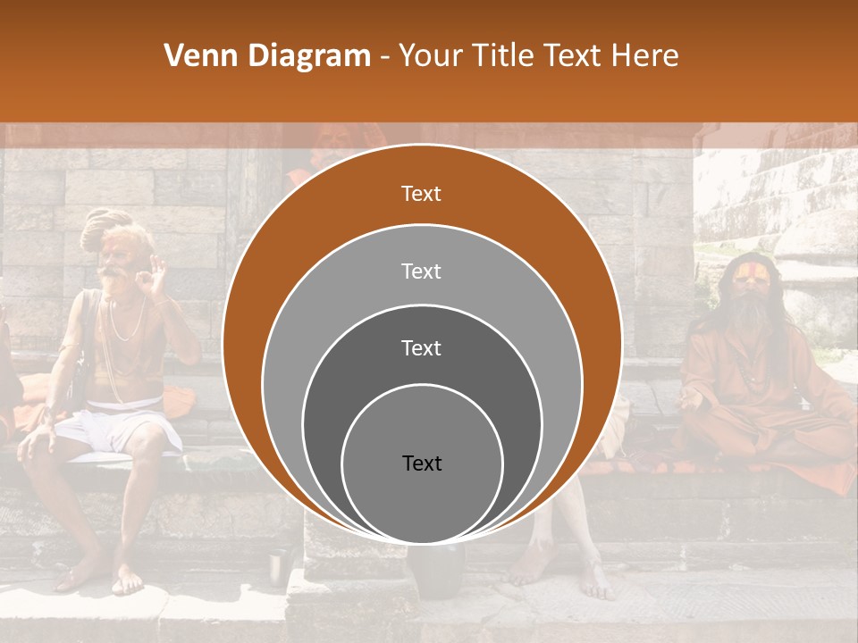 Saffron Dreadlocks Shaivism PowerPoint Template