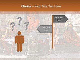 Saffron Dreadlocks Shaivism PowerPoint Template