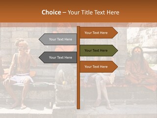 Saffron Dreadlocks Shaivism PowerPoint Template