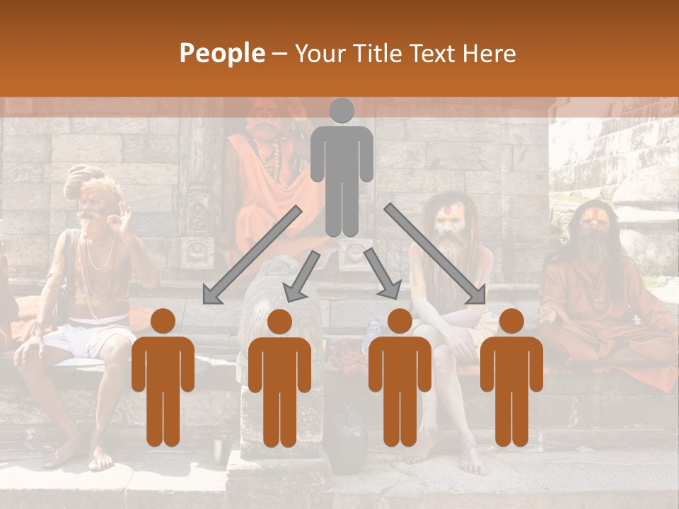 Saffron Dreadlocks Shaivism PowerPoint Template