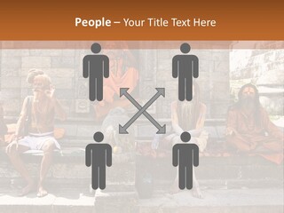 Saffron Dreadlocks Shaivism PowerPoint Template