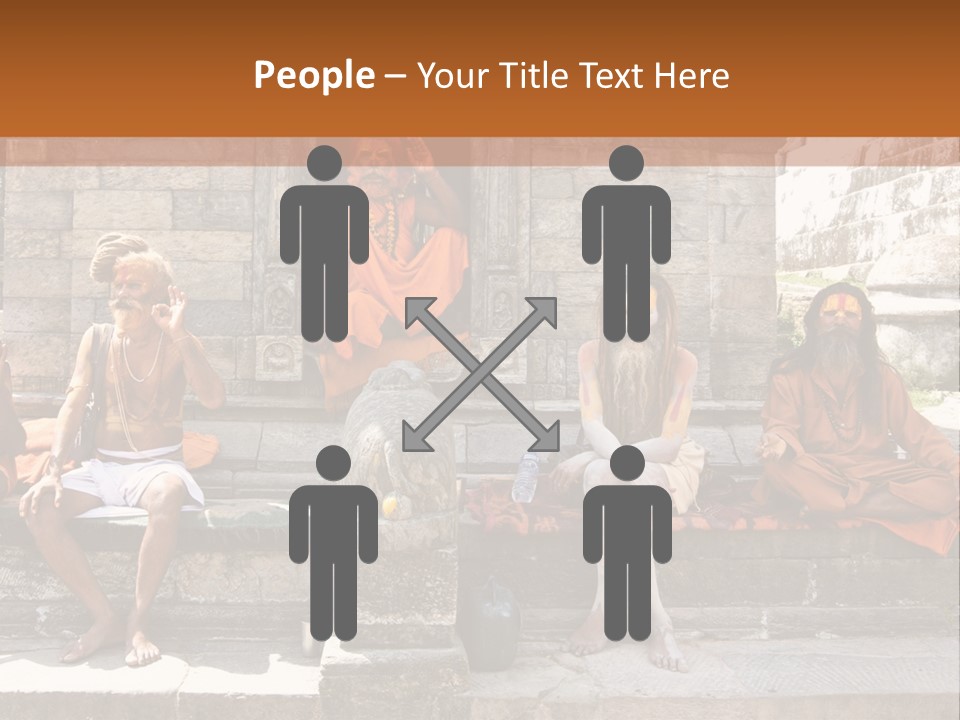 Saffron Dreadlocks Shaivism PowerPoint Template