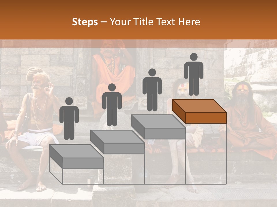 Saffron Dreadlocks Shaivism PowerPoint Template