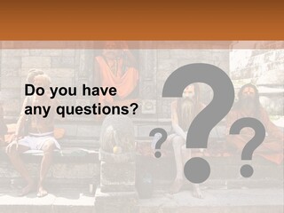 Saffron Dreadlocks Shaivism PowerPoint Template