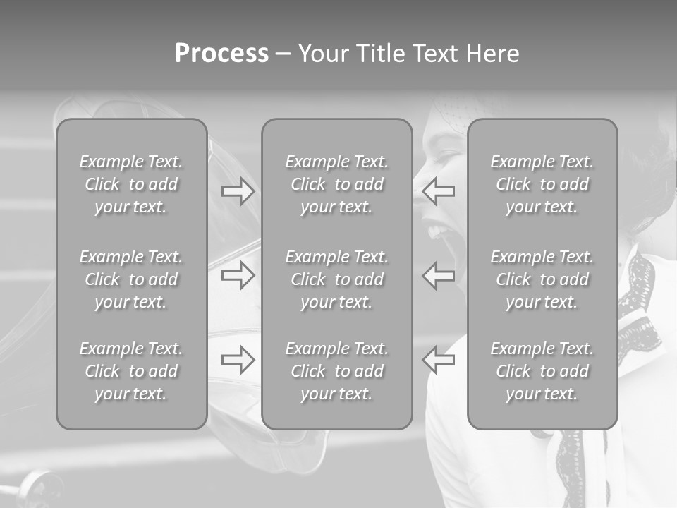 Passion Shouting Shirt PowerPoint Template