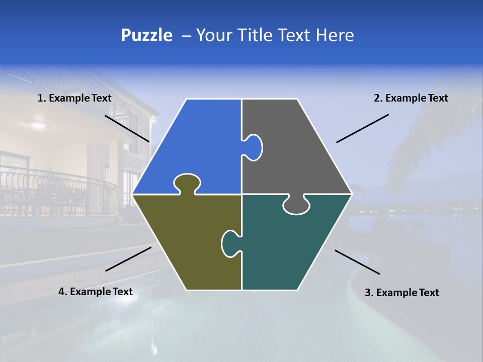 Exterior Estate Built PowerPoint Template