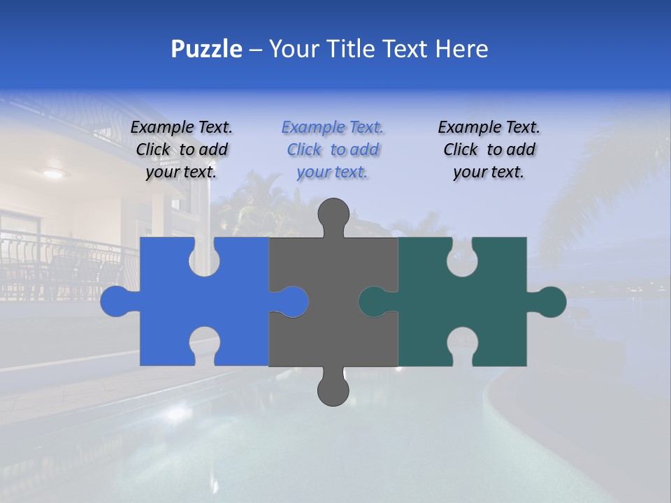 Exterior Estate Built PowerPoint Template