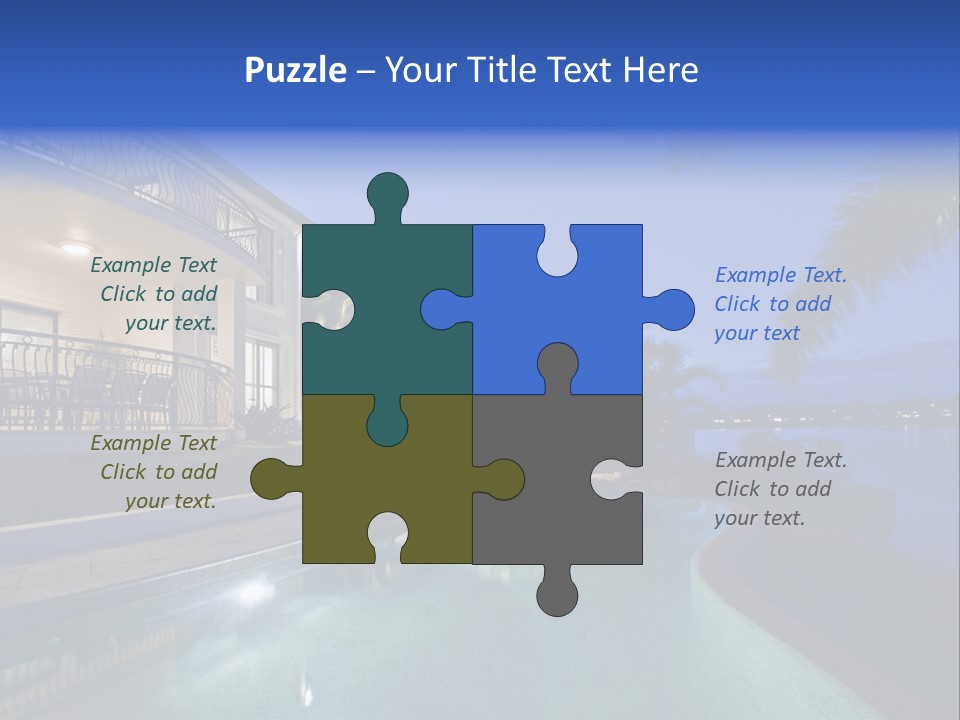 Exterior Estate Built PowerPoint Template