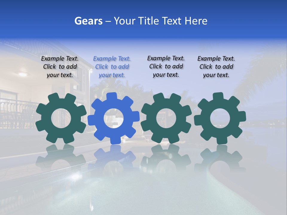 Exterior Estate Built PowerPoint Template