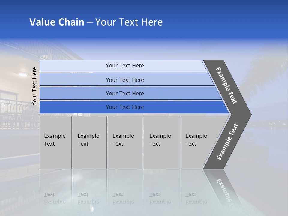 Exterior Estate Built PowerPoint Template