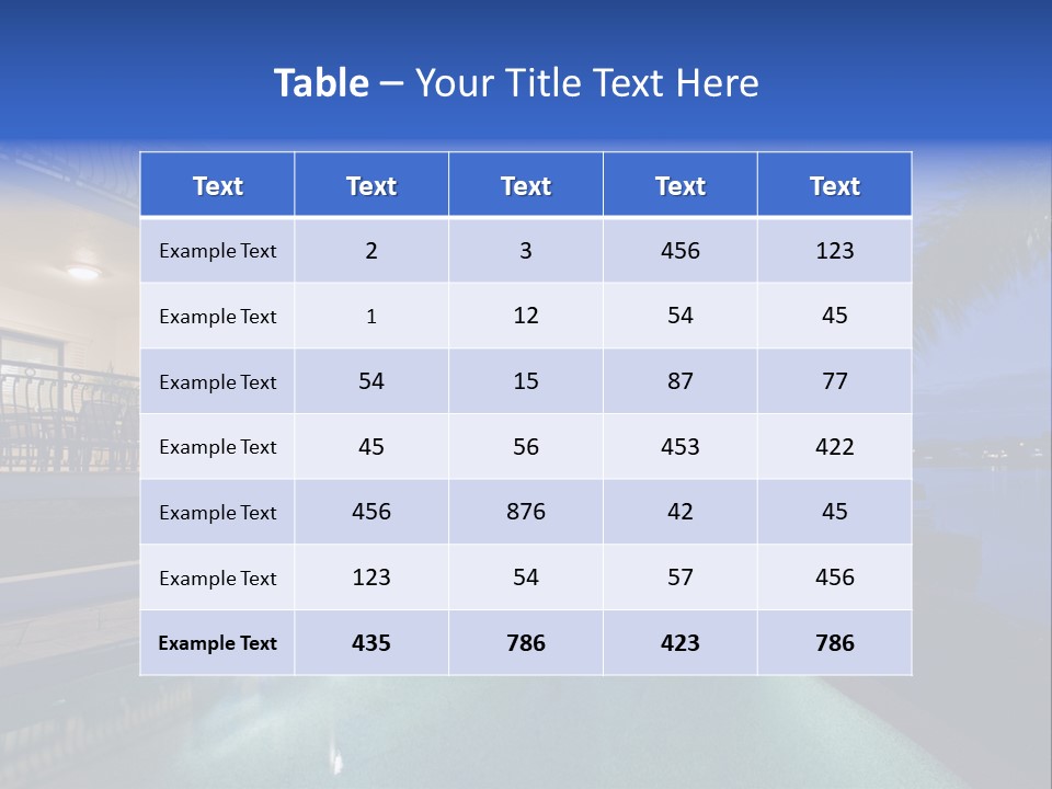 Exterior Estate Built PowerPoint Template