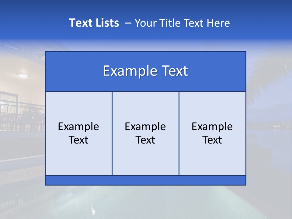 Exterior Estate Built PowerPoint Template