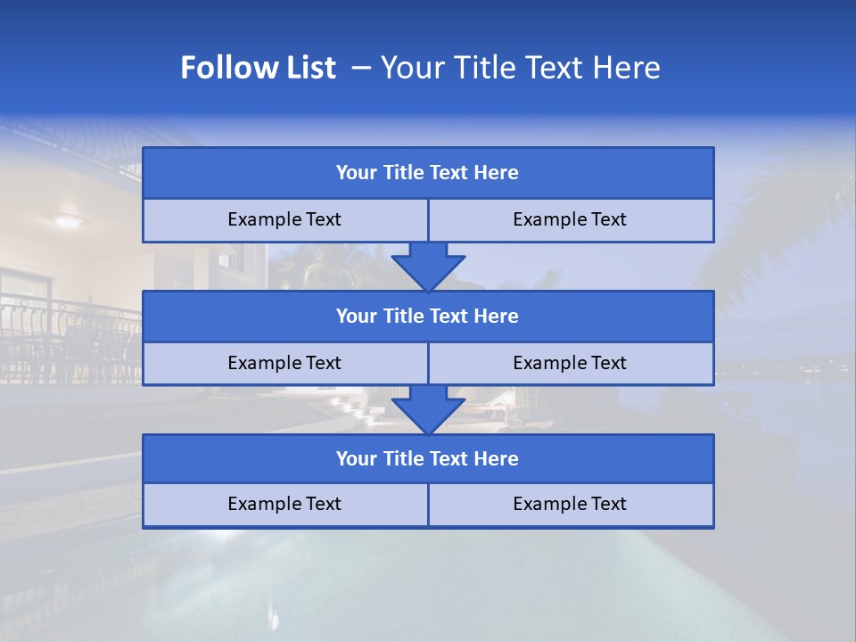 Exterior Estate Built PowerPoint Template
