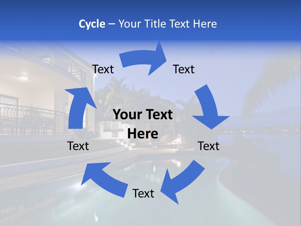 Exterior Estate Built PowerPoint Template