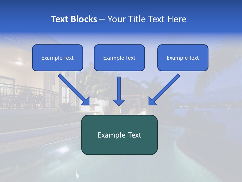 Exterior Estate Built PowerPoint Template