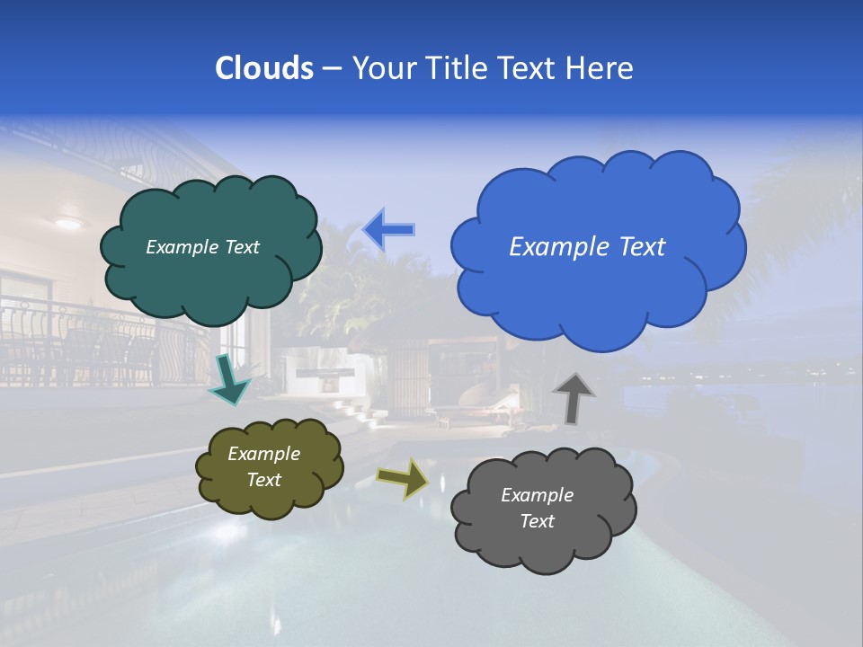 Exterior Estate Built PowerPoint Template