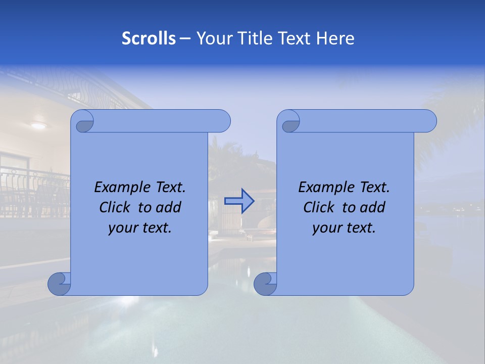 Exterior Estate Built PowerPoint Template