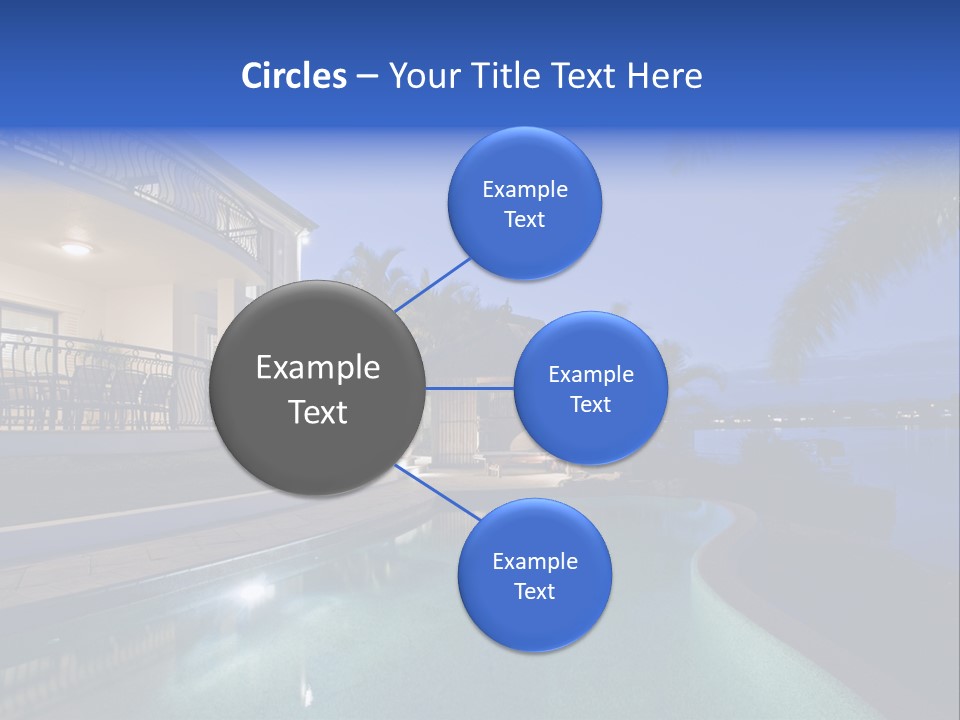 Exterior Estate Built PowerPoint Template