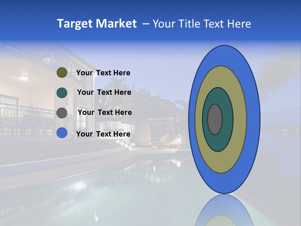 Exterior Estate Built PowerPoint Template