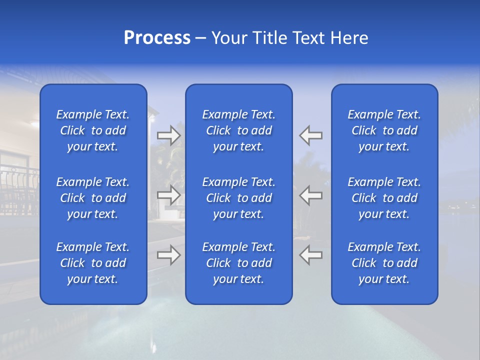 Exterior Estate Built PowerPoint Template