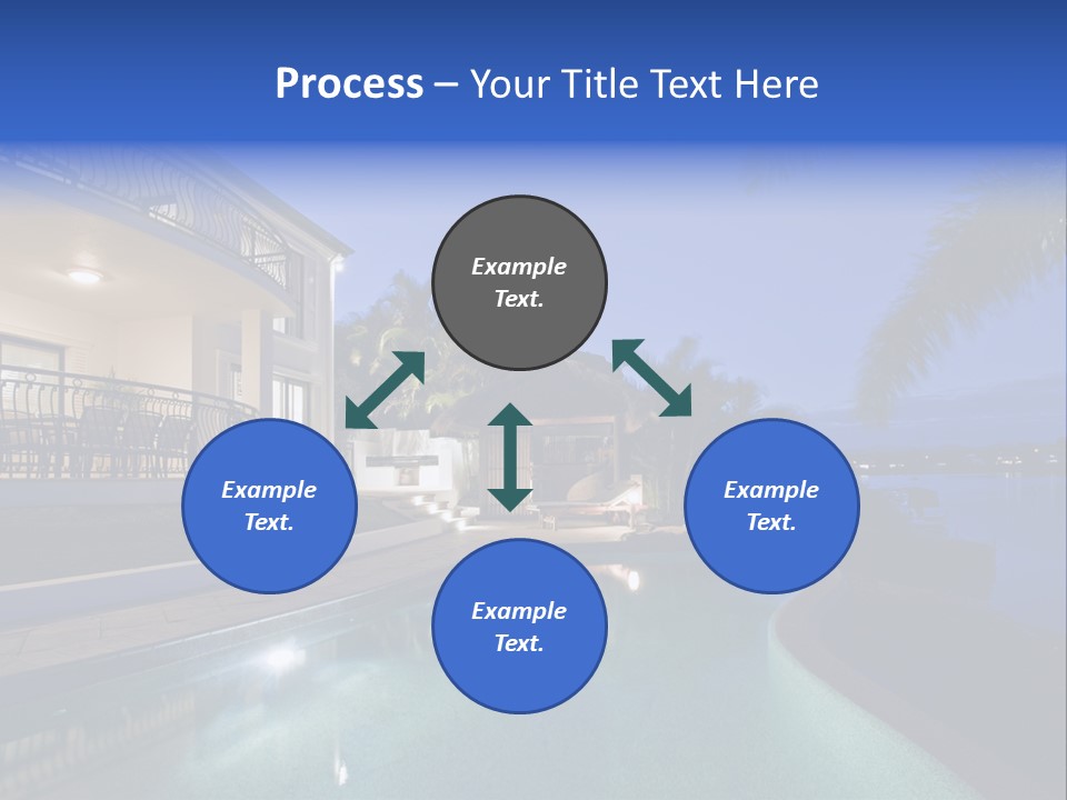 Exterior Estate Built PowerPoint Template