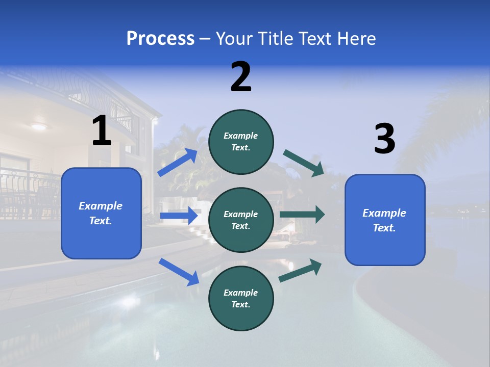 Exterior Estate Built PowerPoint Template
