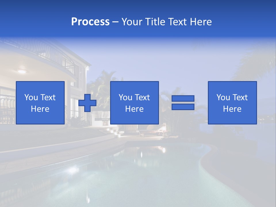 Exterior Estate Built PowerPoint Template