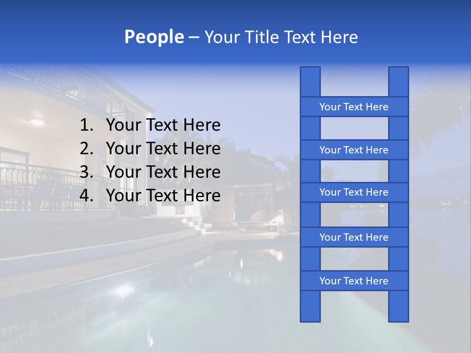 Exterior Estate Built PowerPoint Template