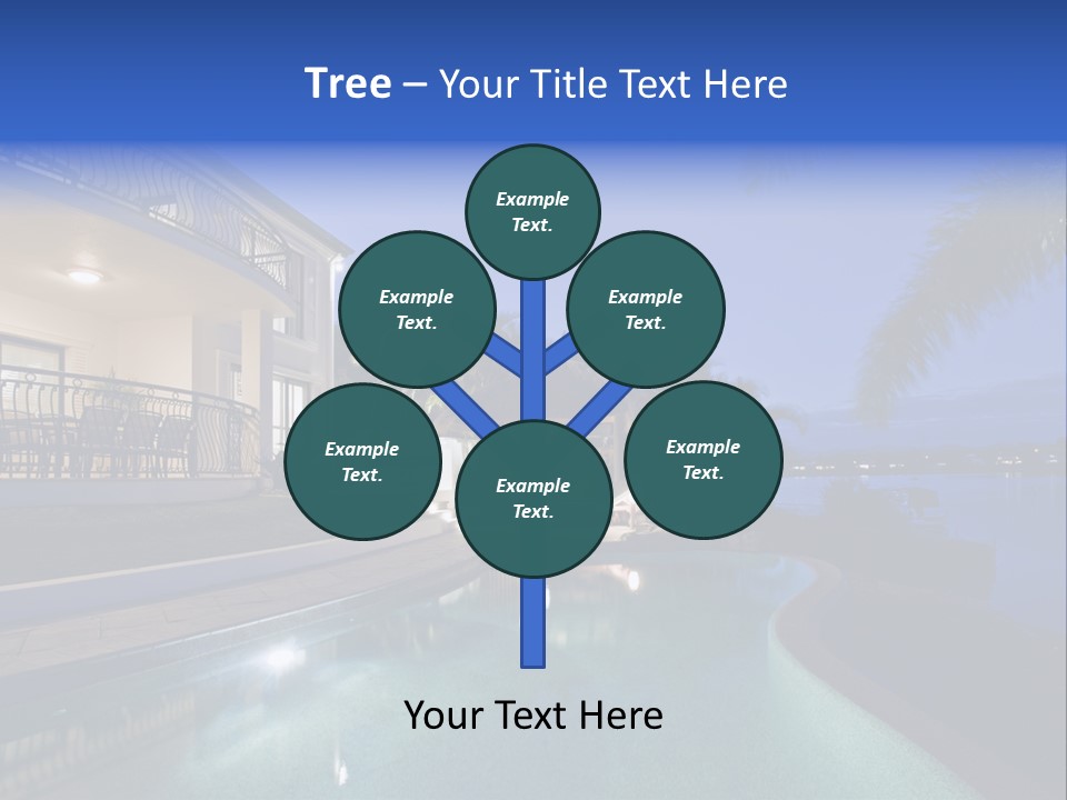 Exterior Estate Built PowerPoint Template