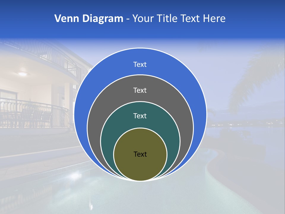 Exterior Estate Built PowerPoint Template