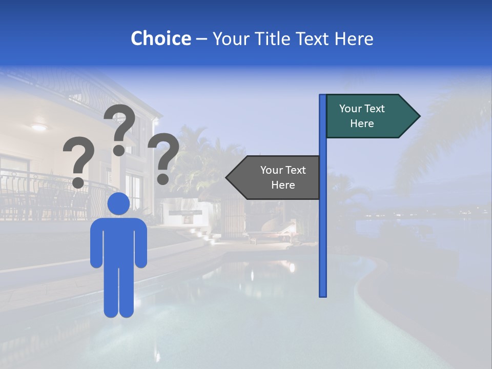Exterior Estate Built PowerPoint Template
