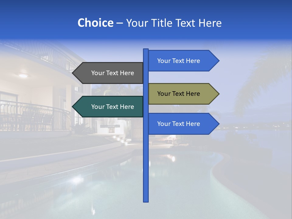Exterior Estate Built PowerPoint Template