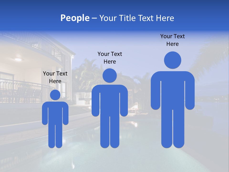 Exterior Estate Built PowerPoint Template