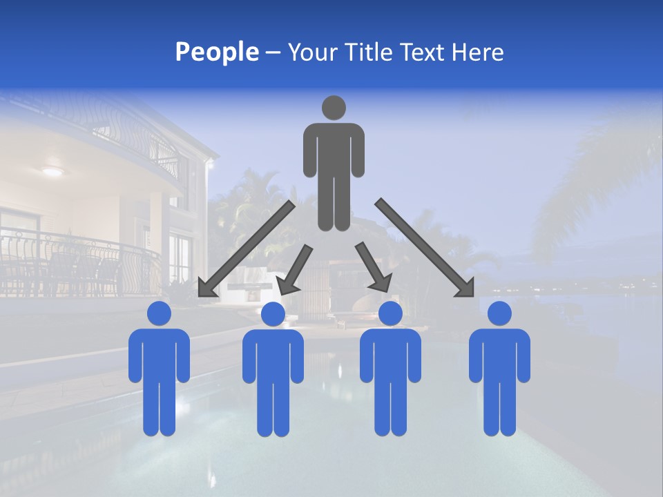 Exterior Estate Built PowerPoint Template