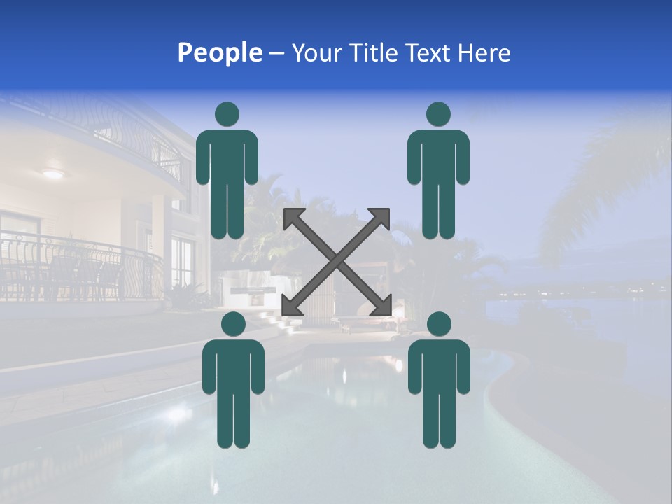 Exterior Estate Built PowerPoint Template