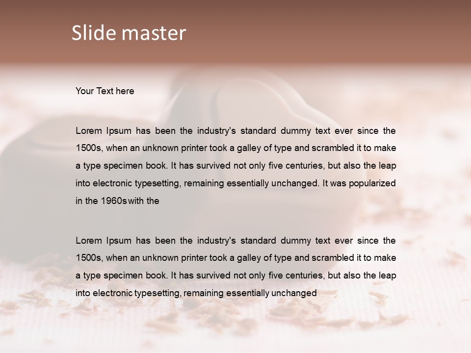 Sweet Brown Food PowerPoint Template