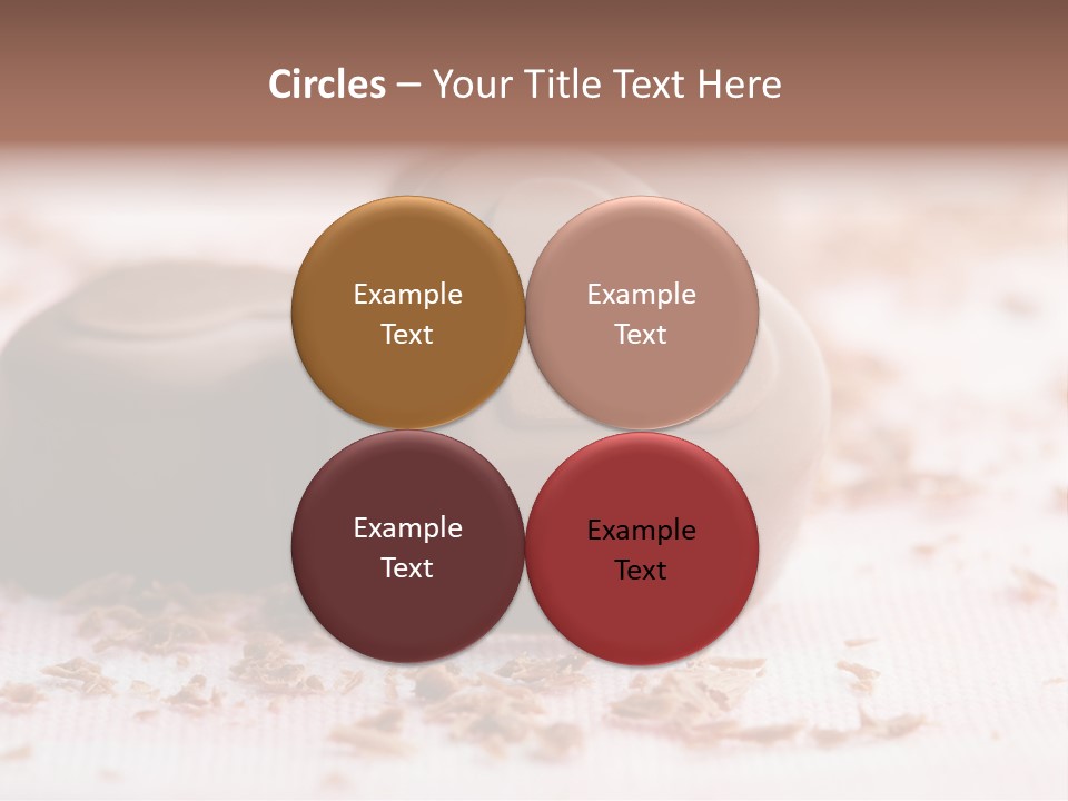 Sweet Brown Food PowerPoint Template