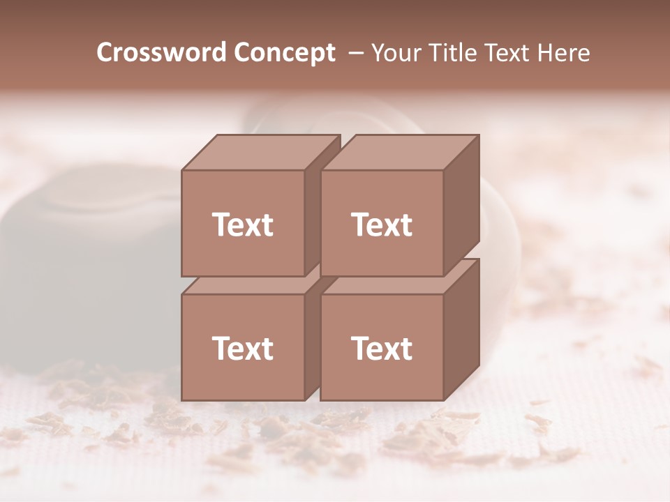 Sweet Brown Food PowerPoint Template