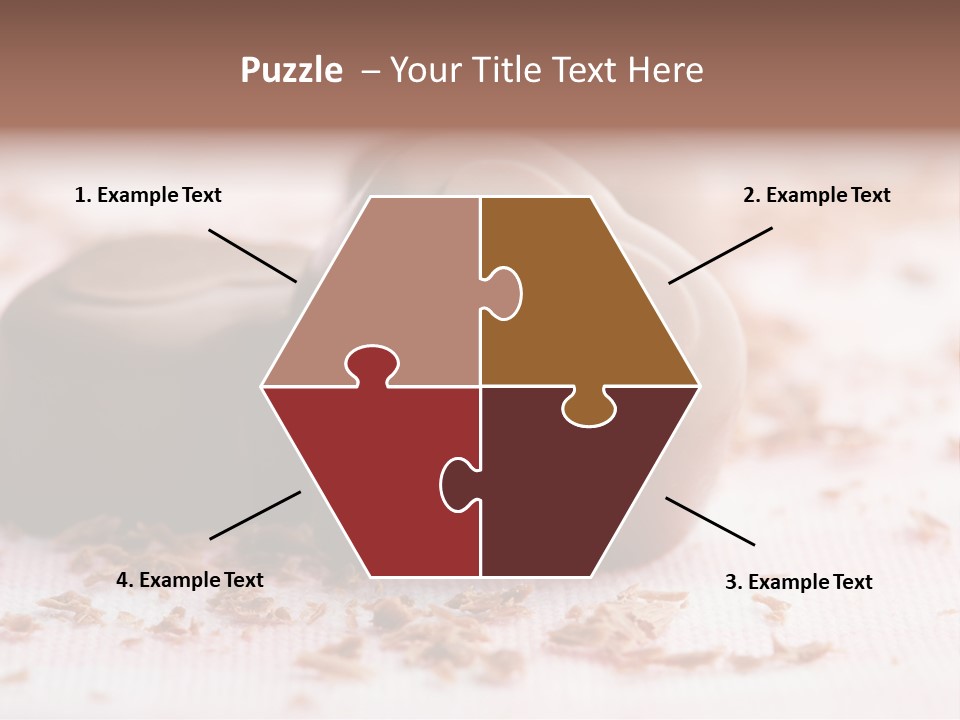 Sweet Brown Food PowerPoint Template